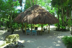 The private hut at Nirvana, Negril, Jamaica